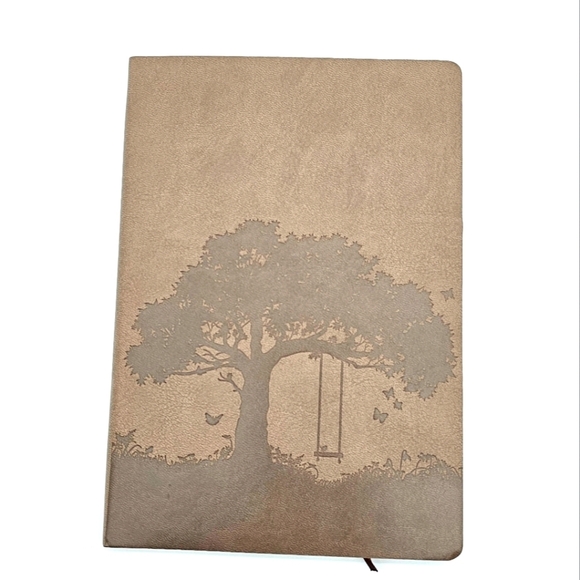 Inspirational Journal Set Tree of Life Faux Leather Pen Christian Bookmark Brown - Picture 2 of 12
